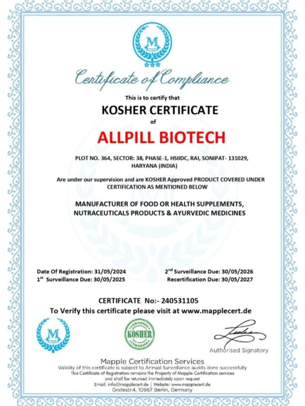 koshierCertificate